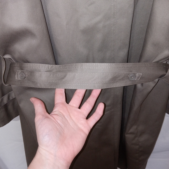 Lauren Ralph Lauren Trench Coat 48R Tan Removable Liner Belted Mens XL Old Money - Picture 9 of 15